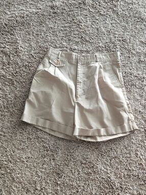 Classic High-Waist Khaki Women’s Shorts
